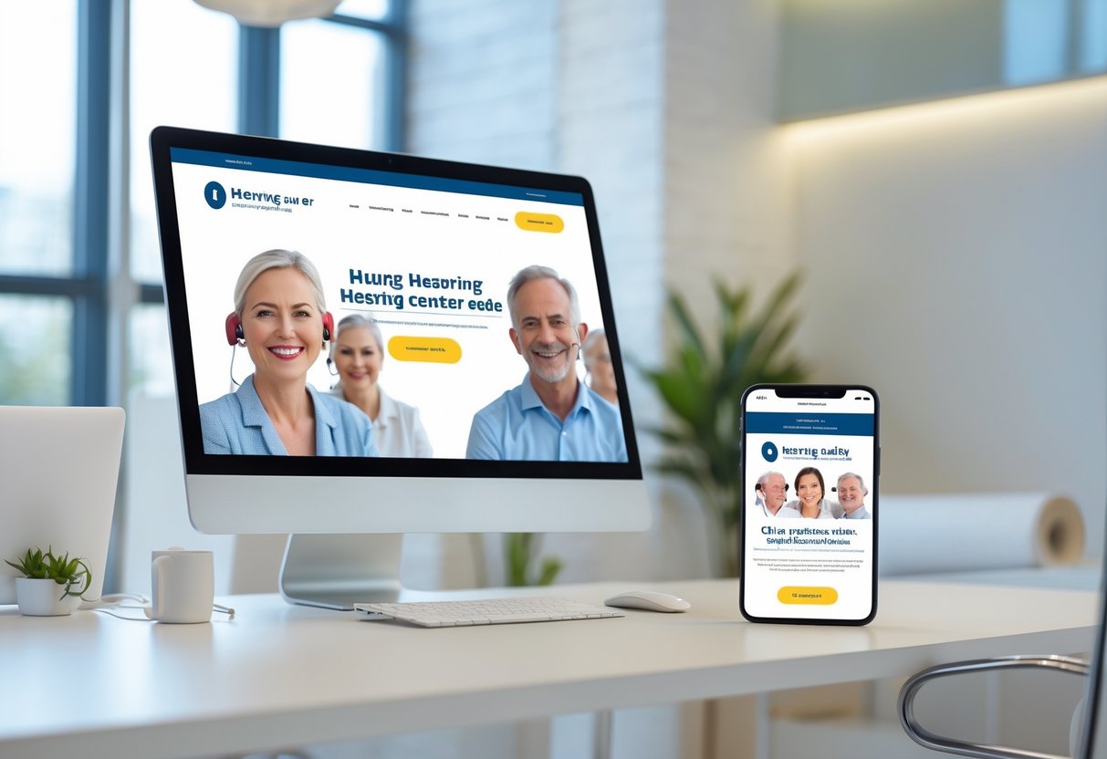 Professionel hjemmeside til et hørecenter der skaber flere henvendelser